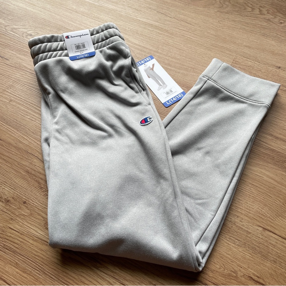 NEW Champion | Oxford heather grey fleece lined sweatpants size 14/16, like XS